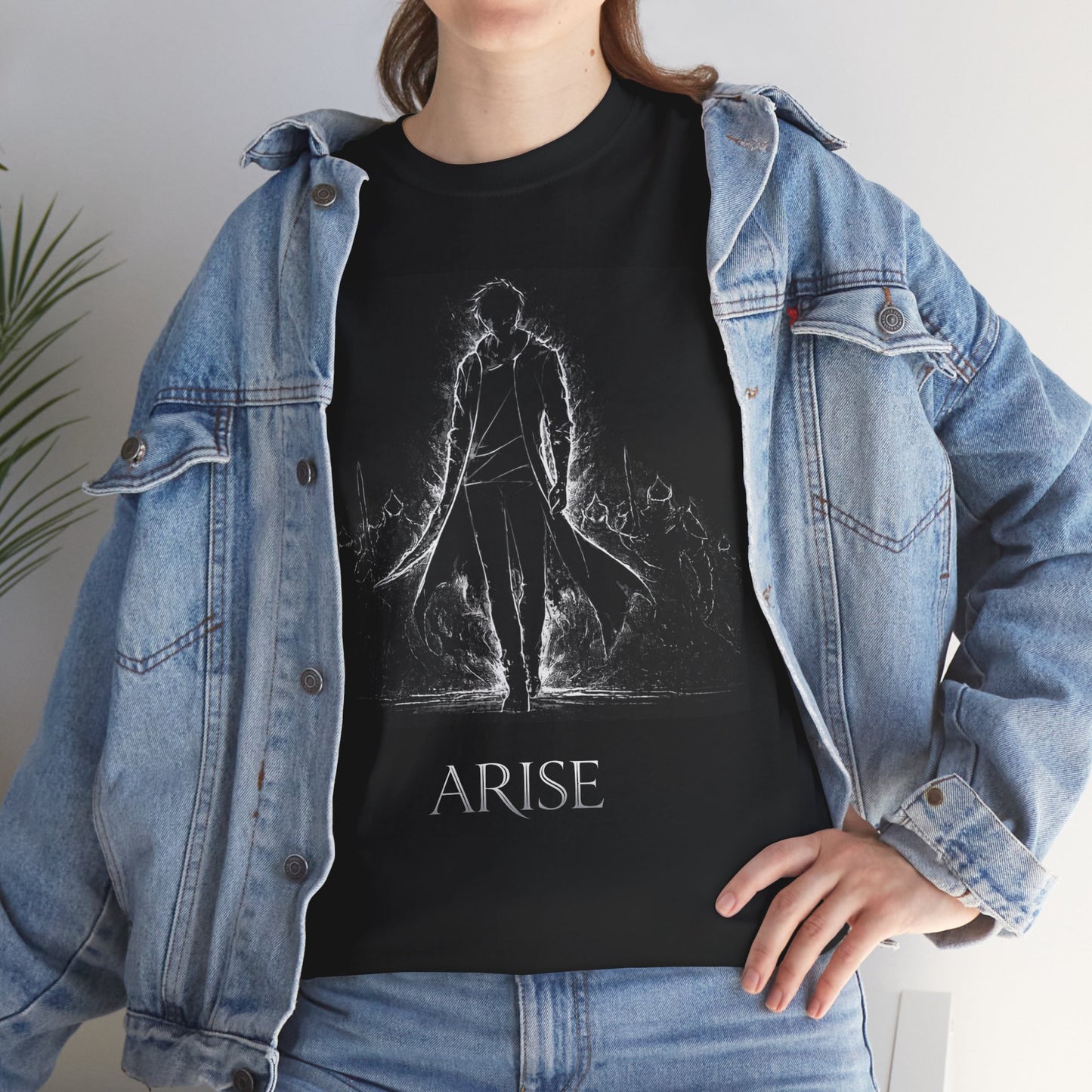 ARISE – Solo Leveling Inspired Shadow Monarch Anime T-Shirt | Unisex