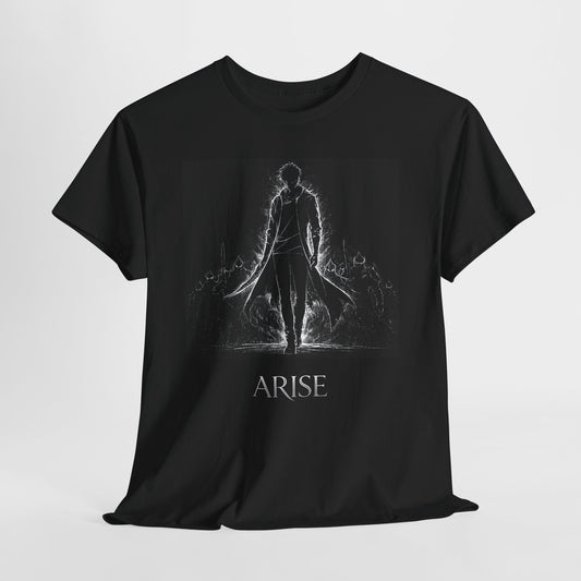 ARISE – Solo Leveling Inspired Shadow Monarch Anime T-Shirt | Unisex