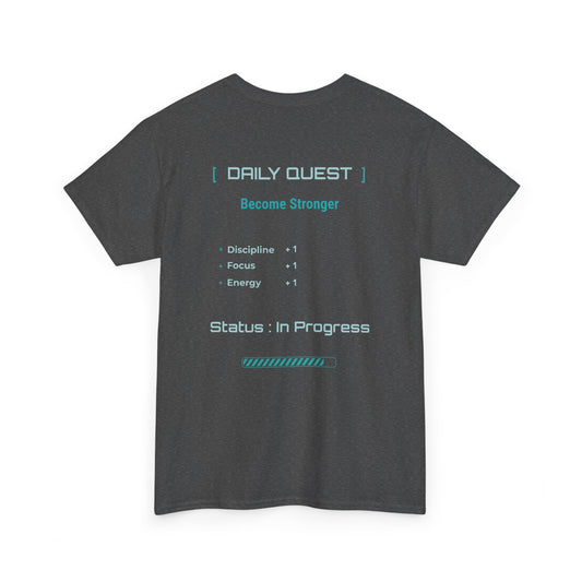 Solo Leveling Inspired “Daily Quest” Anime T-Shirt | Unisex