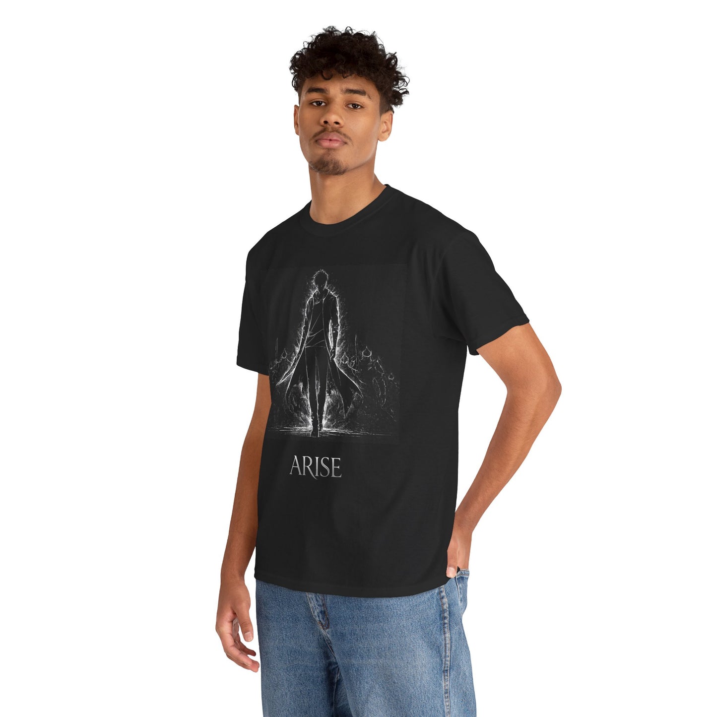 ARISE – Solo Leveling Inspired Shadow Monarch Anime T-Shirt | Unisex