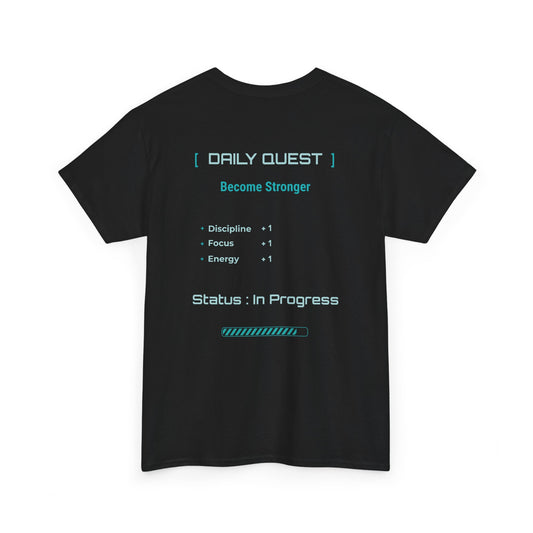 Solo Leveling Inspired “Daily Quest” Anime T-Shirt | Unisex