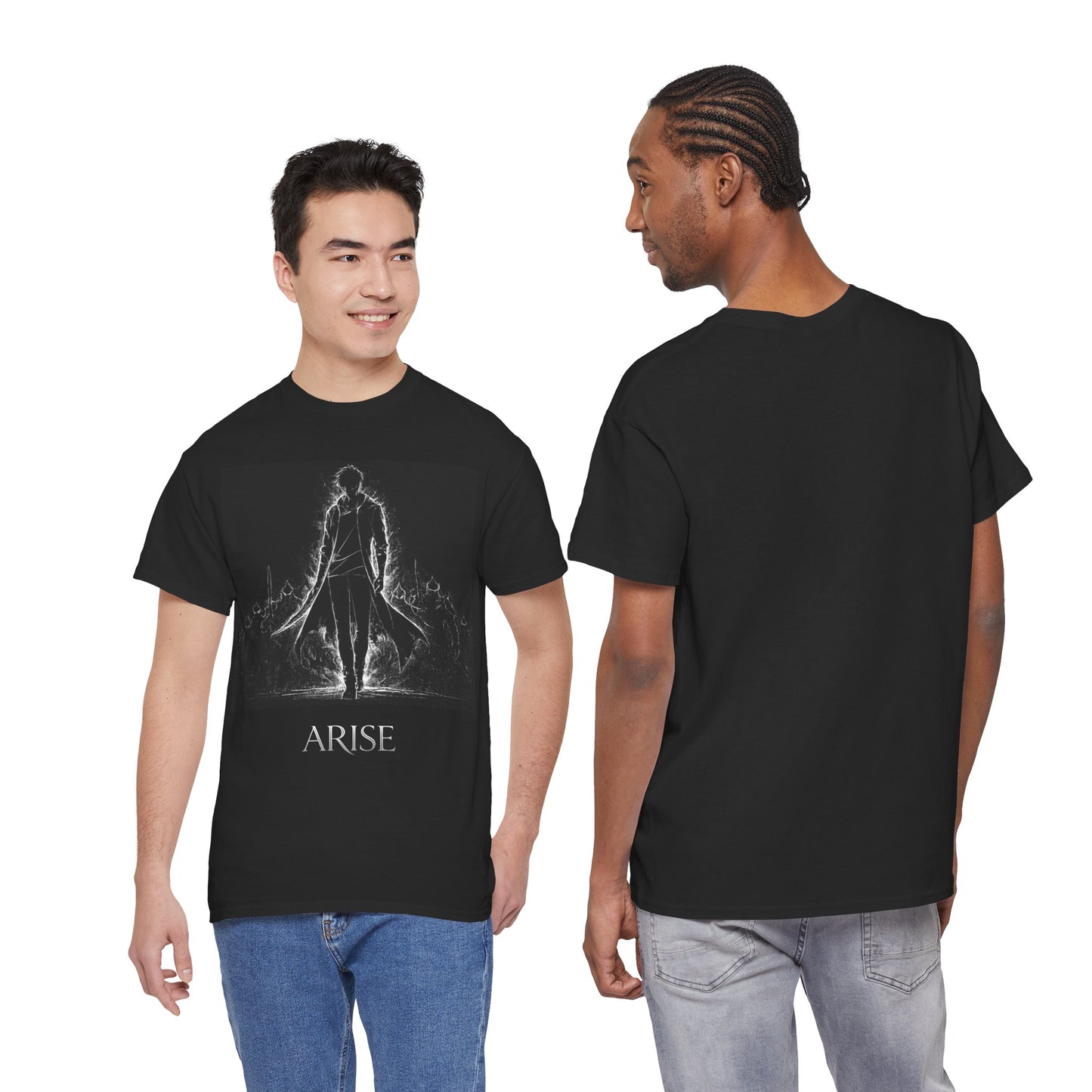 ARISE – Solo Leveling Inspired Shadow Monarch Anime T-Shirt | Unisex