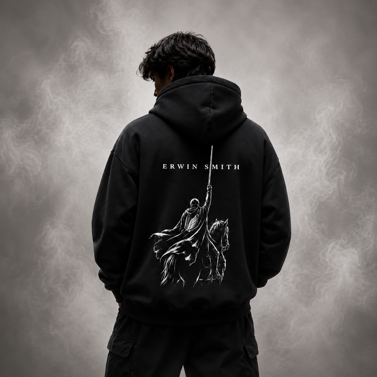 Attack on Titan "Shinzou wo Sasageyo" Hoodie – Erwin Smith