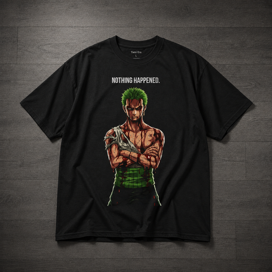 Roronoa Zoro "Nothing Happened" T-Shirt  | One Piece Colors version